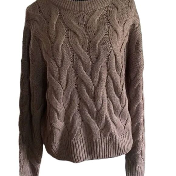 Vero Moda fossil colored crewneck sweater, size small - Picture 2 of 9